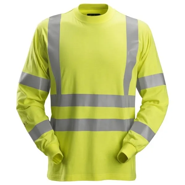 Långärmad t-shirt från Snickers ProtecWork, varsel klass 3